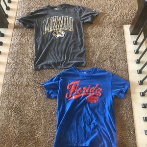 2 Mens SEC college shirts